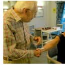MP for Milton Keynes, Emily Darlington at HC-One’s Highclere Care Home with resident