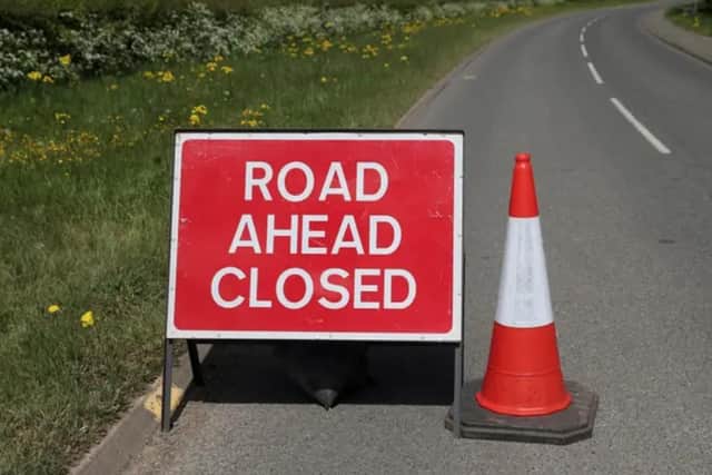Road Closed Sign
