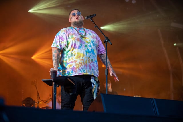 Rag 'n' Bone Man performing at Campbell Park, Milton Keynes, July 16, 2022. Photo by David Jackson.