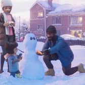 A still image from 'The Step Dad', Disney's Christmas advert for 2021. Picture: Disney
