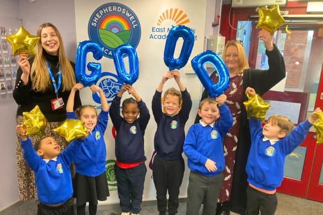 Shepherdswell Academy is celebrating their Good Ofsted rating