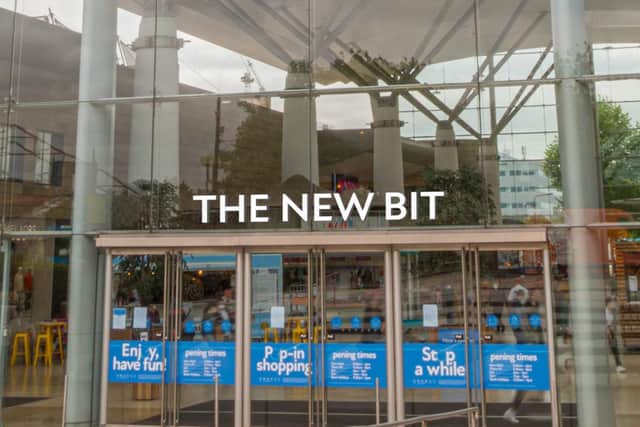 'The New Bit' signs will look like this