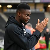 Jonathan Leko is in line to make his MK Dons return on Saturday following his three-match ban