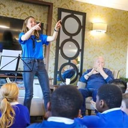 Lakeview Lodge hosted the BBC for the filming of its Intergenerational Music Project