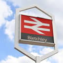 Bletchley Railway Station sign. Photo: MK Citizen, Iconic Media Group, Jane Russell
