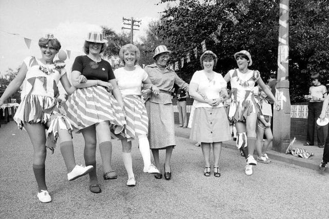 Residents of Ellesmere Road, Forest Town, celebrating Charles and Diana's wedding.