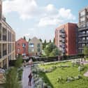 The new apartments at Campbell Wharf in MK