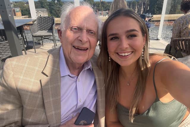 Holly Rodwell Chance is running the London Marathon in aid of the charity Sarcoma UK, in memory of her grandfather Colin Rodwell