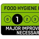 Food hygiene inspectors say that major improvement is required at Scots Sports and Social Club in Bletchley, after rating it as a one on their previous visit
