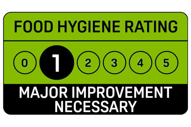 Food hygiene inspectors say that major improvement is required at Scots Sports and Social Club in Bletchley, after rating it as a one on their previous visit