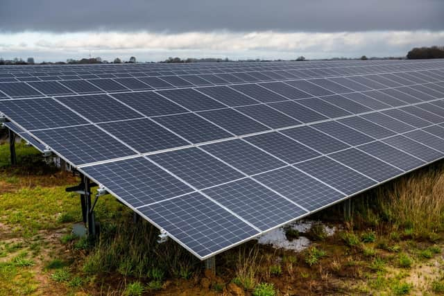 A similar sized solar farm in Yorkshire. Picture By Yorkshire Post Photographer,  James Hardisty.