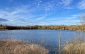 Firefighters were called to an area of long reeds on fire at the Blue Lagoon Nature Reserve in Bletchley