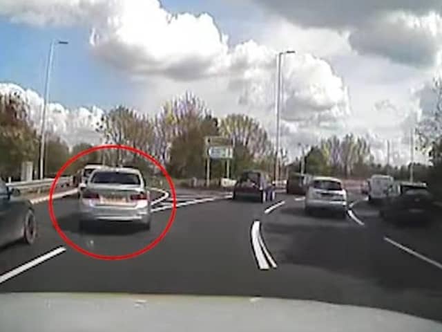 WATCH: Uninsured drug driver crashes car as he tries to evade police