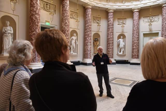 Take a tour with one of the knowledgeable guides at Stowe House