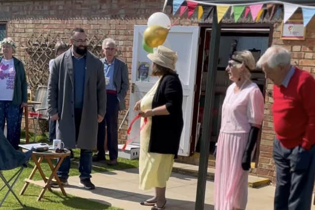 Joe Hearnshaw pictured with his members of the Stony Stratford Croquet Club earlier this year