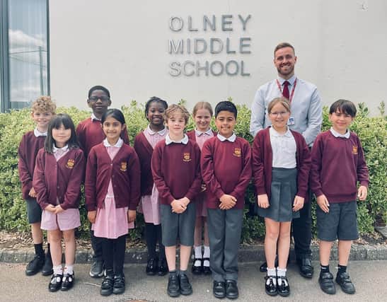The Headteacher and some pupils