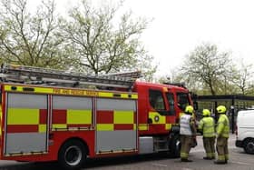 Five fire crews attended the blaze at Shenley Church End