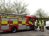 Five fire crews attended the blaze at Shenley Church End
