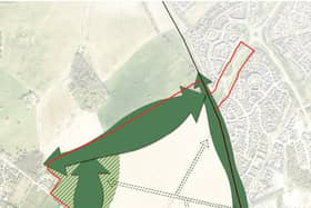 The site for the new Shenley Park estate in Milton Keynes