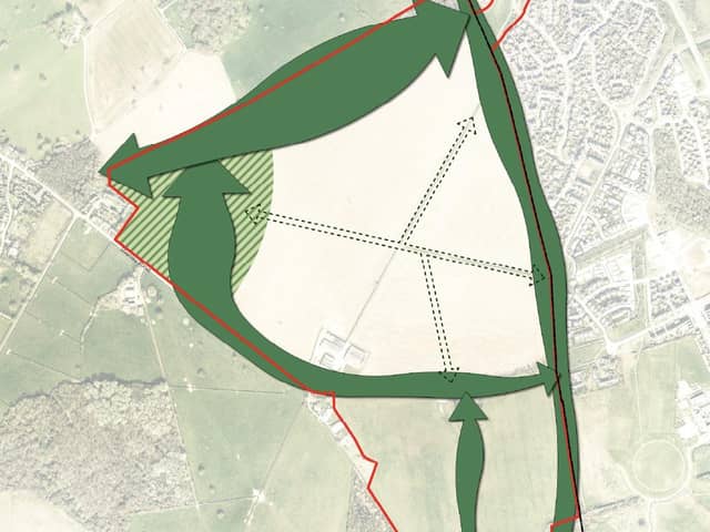 The site for the new Shenley Park estate in Milton Keynes