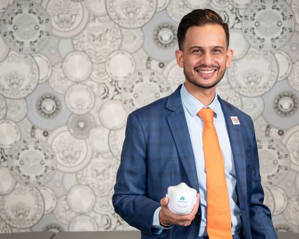 Jay Vitale, CEO of  Milton Keynes-based company Air For Lif