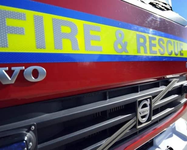 Bucks Fire and Rescue was called to a two-vehicle crash in Milton Keynes, in which both drivers sustained minor injuries