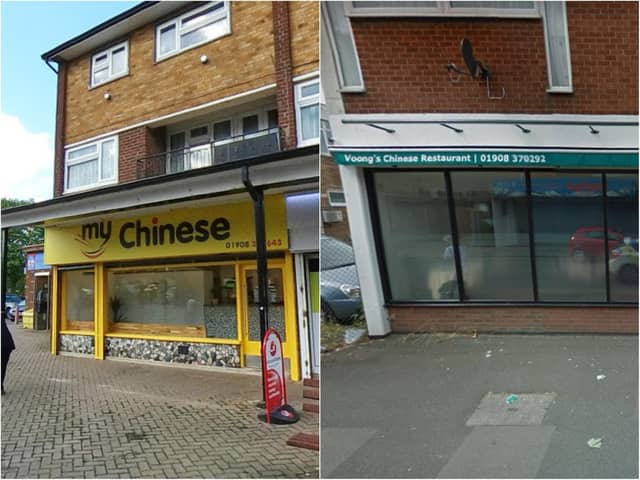 My Chinese and Voongs Chinese Restaurant are among the best ten Chinese eateries in the Milton Keynes area, readers think.