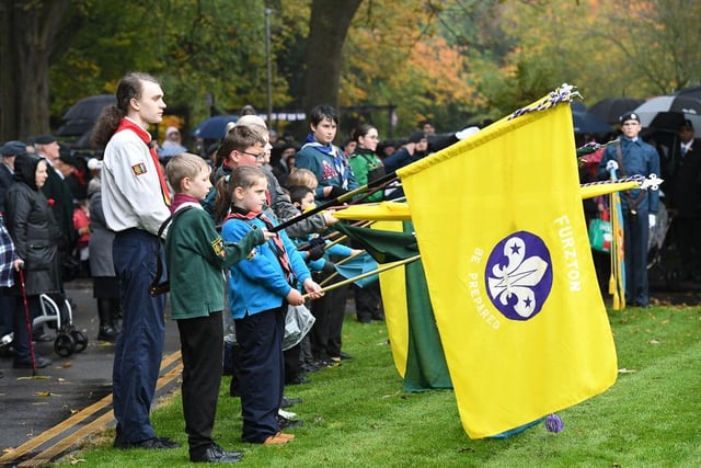 Banners were proudly displayed