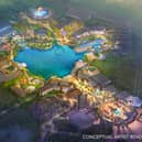 An artist's impression of the site