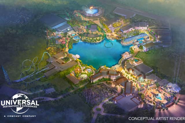 An artist's impression of the site
