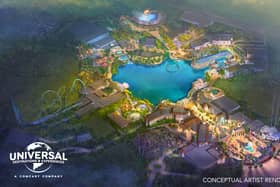 An artist's impression of the site