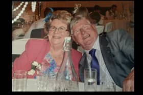 Hilda and Stuart (Tony) Dob are celebrating 75 years of happy marriage