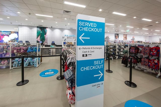 Customers will also spot new signage, bringing the store in line with Primark’s latest store design