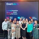 From left to right - Jagdish Chander, Tony Lake, Ajay Sharman, Meena Chander, Jacqueline Gavin, Brenda Jefcoate, Paul Minns, Sarah Thorne, intern Jess, Emma Kent, Anne Walsh and Storm Rae.