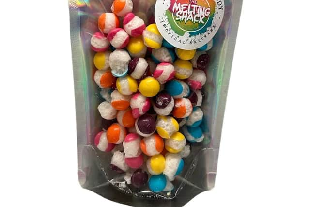 Freeze dried Skittles - double the size and triple the flavour