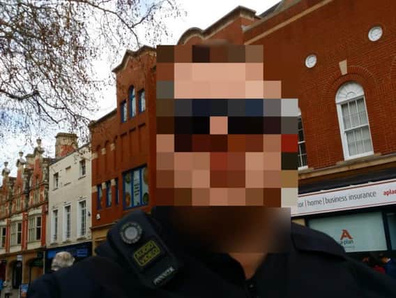 The Kingdom officer who said the protest was too loud