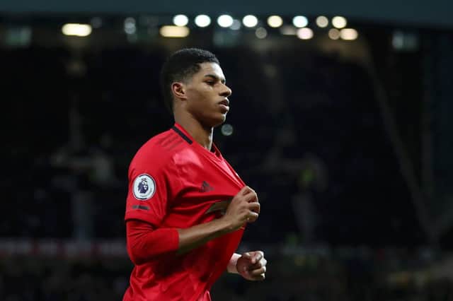 Marcus Rashford's Man United face Tottenham Hotspur on Friday night (Getty Images)