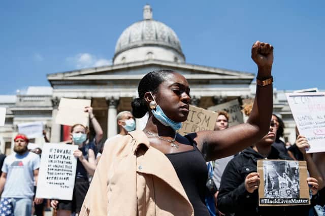 Beyond the US, last week saw demonstrations in Trafalgar Square, London to protest the death of George Floyd (Credit: Getty Images)
