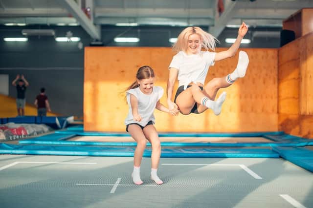 Trampoline parks definitely help to ensure your child is getting enough exercise on rainy summer days. (Shutterstock)