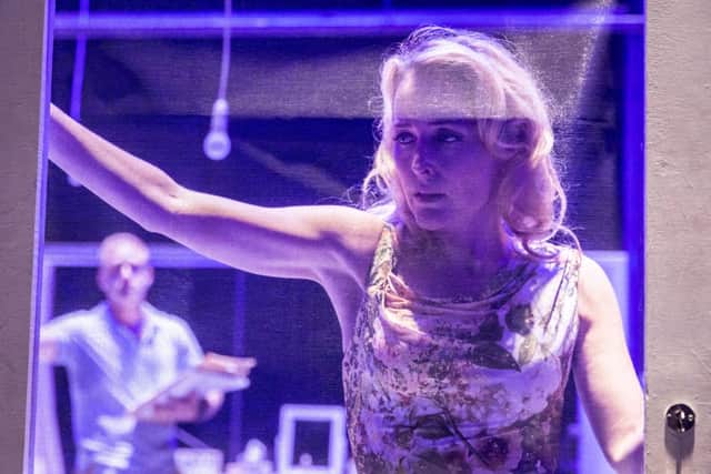 Gillian Anderson as Blanche DuBois in A Streetcar Named Desire at the Young Vic in 2014 (photo: Johan Persson)