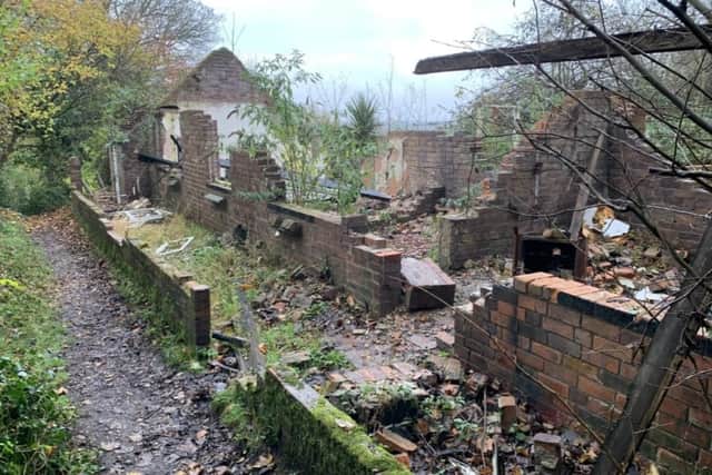 The derelict remains of The Wynde. (Picture: Taylor James Auctions)