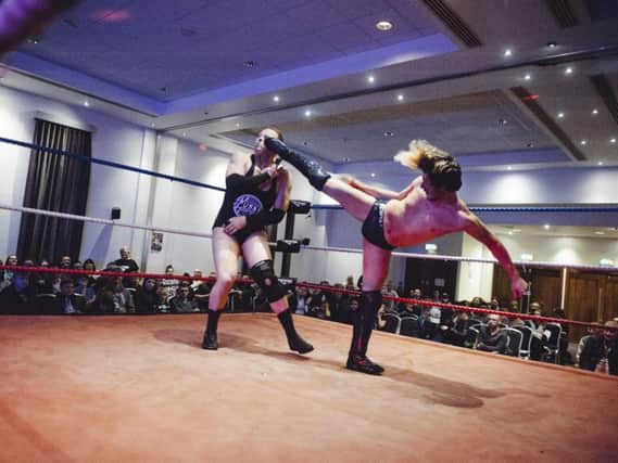 Family-friendly wrestling takes place at Stantonbury