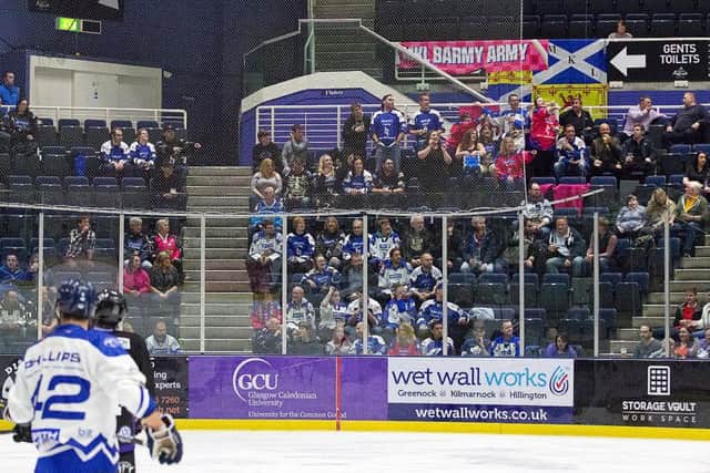 A group of Lightning fans made the long journey for the triple-header. Pic: Tony Sargent