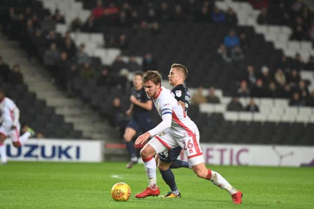 Alex Gilbey in action against Southend. Picture by Jane Russell