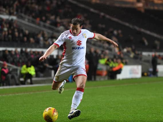 Peter Pawlett was playing at right back against Plymouth