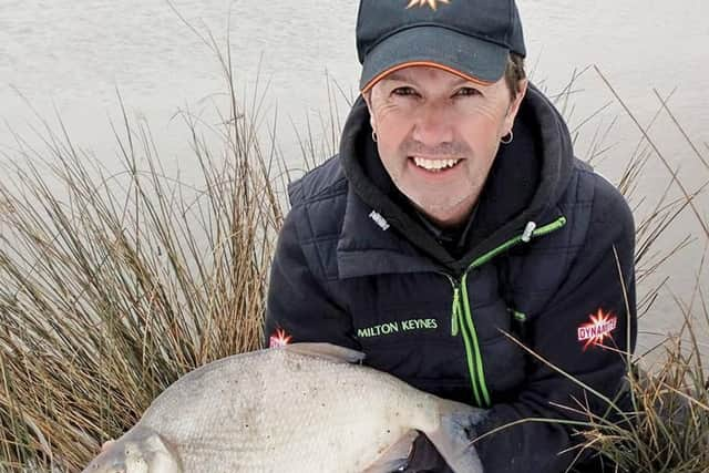 A cheeky Furzton bream in the snow for Ian Smith