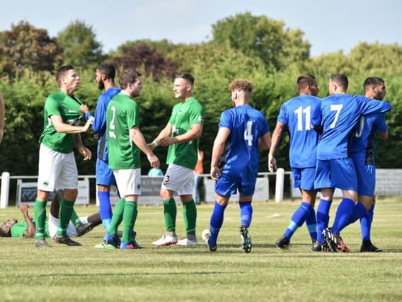 Tempers flare when Newport Pagnell met Leicester Nirvana on Saturday