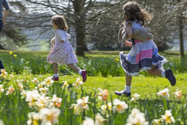 Visit Waddesdon this Easter and trace nature through the ages as you join the Cadbury egg hunt. What creatures used to live at Waddesdon? Can you help find their eggs? Child 3. Normal grounds admission applies. There will be alternative, non-food prizes for those with allergies.