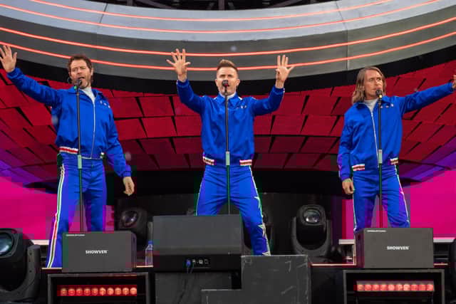 Take That and Rick Astley at Stadium MK