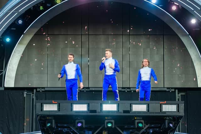 Take That and Rick Astley at Stadium MK